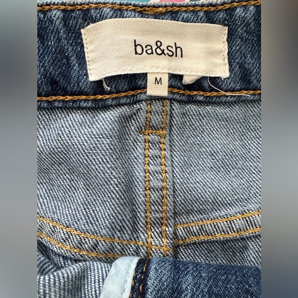 ba&sh Dona Denim Midi Skirt Size M Sold - Picture 8 of 11